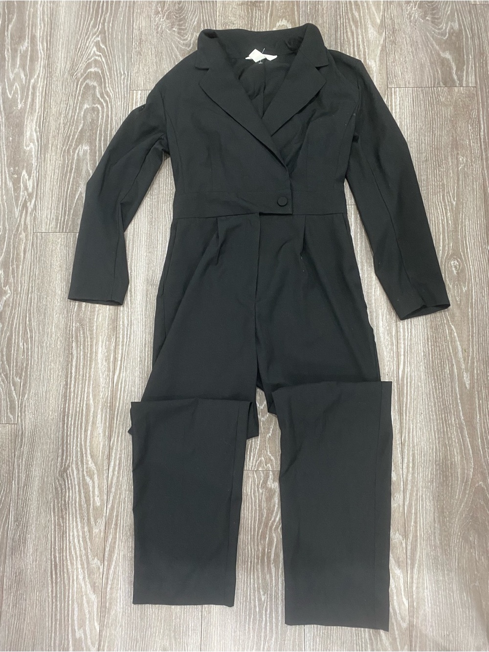 H&M Womens Black Tailored Jumpsuit